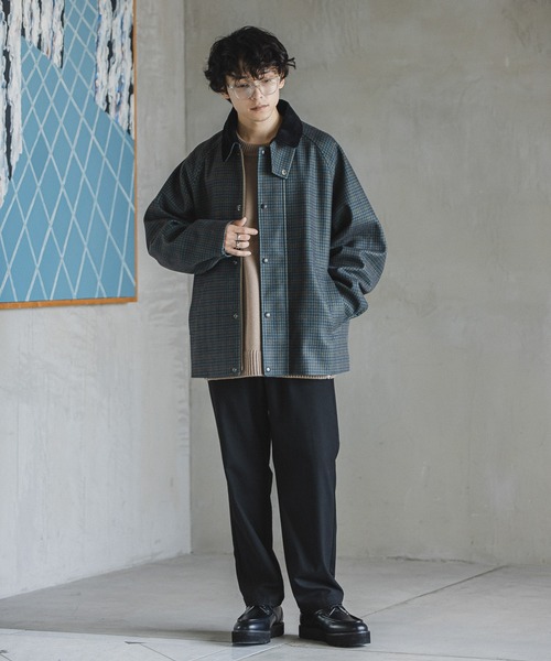 RAGEBLUE（レイジブルー）の「ウーリーテック/ハンティングジャケット（ミリタリージャケット・メンズ・ブラック/グレー系その他/ブラウン系その他/オリーブ・MEDIUM/LARGE）」の11枚目の写真