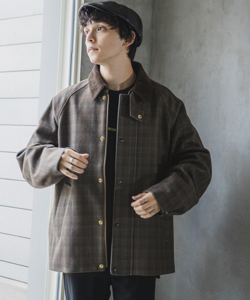 RAGEBLUE（レイジブルー）の「ウーリーテック/ハンティングジャケット（ミリタリージャケット・メンズ・ブラック/グレー系その他/ブラウン系その他/オリーブ・MEDIUM/LARGE）」の20枚目の写真