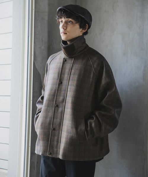 RAGEBLUE（レイジブルー）の「ウーリーテック/ハンティングジャケット（ミリタリージャケット・メンズ・ブラック/グレー系その他/ブラウン系その他/オリーブ・MEDIUM/LARGE）」の21枚目の写真