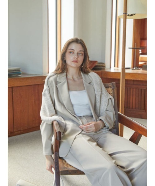 ACYM(アシーム)の「Usual color スラックス(スラックス・レディース・ダークグレー/ベージュ・SMALL/MEDIUM)」の8枚目の写真