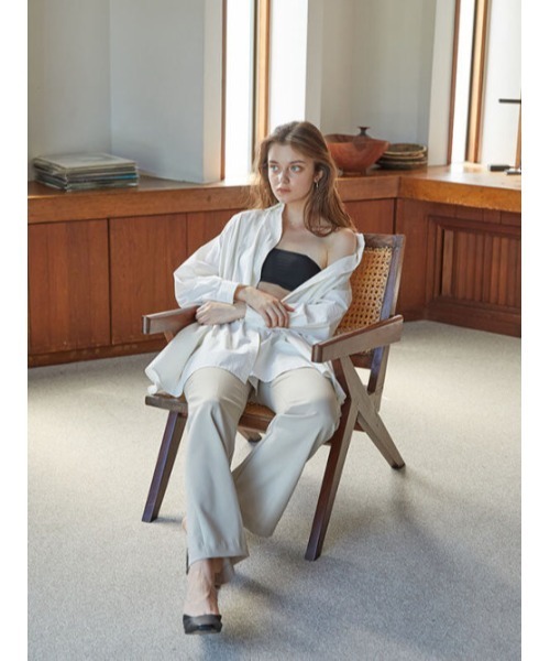 ACYM(アシーム)の「Usual color スラックス(スラックス・レディース・ダークグレー/ベージュ・SMALL/MEDIUM)」の10枚目の写真