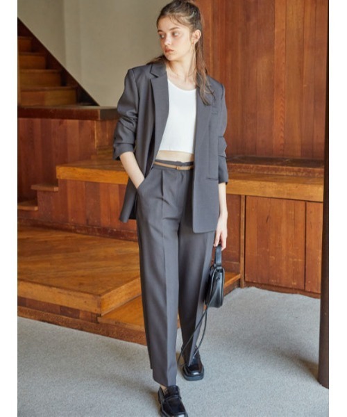 ACYM(アシーム)の「Usual color スラックス(スラックス・レディース・ダークグレー/ベージュ・SMALL/MEDIUM)」の11枚目の写真