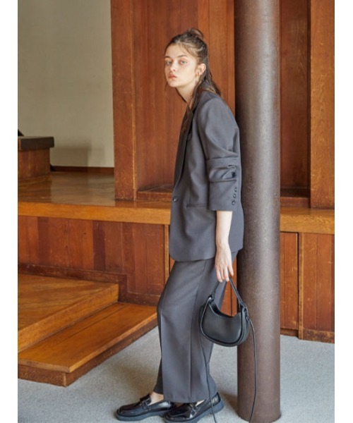 ACYM(アシーム)の「Usual color スラックス(スラックス・レディース・ダークグレー/ベージュ・SMALL/MEDIUM)」の12枚目の写真