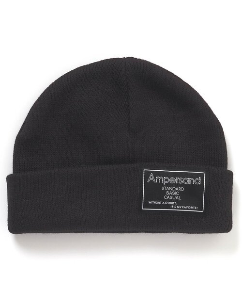 Ampersand(アンパサンド)の「ニットキャップ(ニットキャップ/ビーニー・キッズ・ブラック/ブラウン/カーキ/ベージュ/グレー/オレンジ・48/58/54/50)」の2枚目の写真