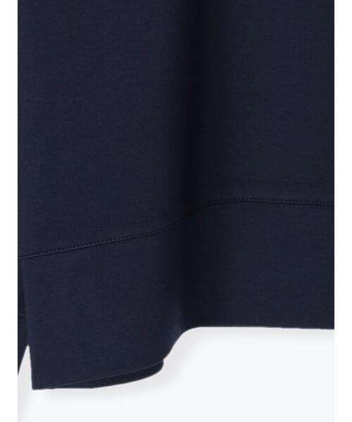 Te chichi TERRASSE(テチチテラス)の「ダンボールノーカラーハーフジップトップス(Tシャツ/カットソー・レディース・ネイビー/グレー/オフホワイト・フリ-)」の15枚目の写真