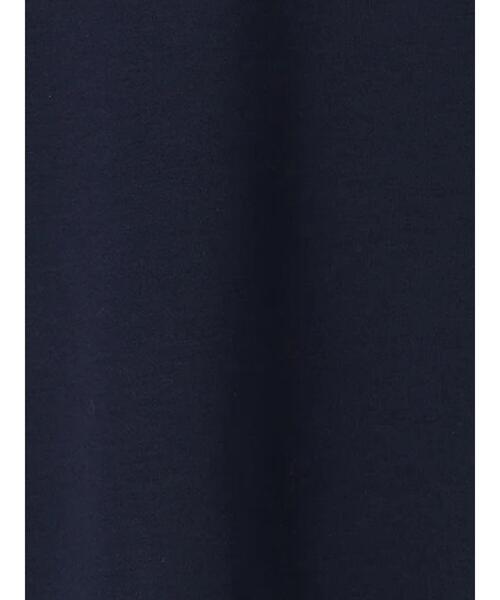 Te chichi TERRASSE(テチチテラス)の「ダンボールノーカラーハーフジップトップス(Tシャツ/カットソー・レディース・ネイビー/グレー/オフホワイト・フリ-)」の13枚目の写真