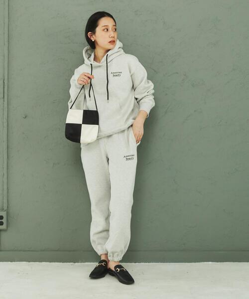 coen(コーエン)の「ヘビー裏起毛刺繍フーディー(パーカー・レディース・イエロー/ネイビー/ライトグレー・M/L)」の12枚目の写真