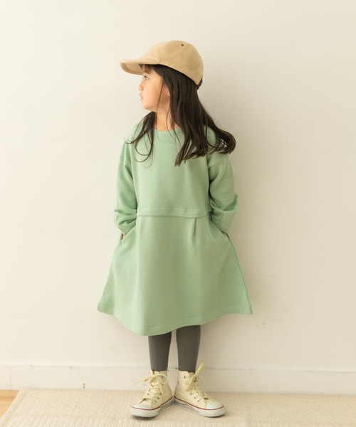 URBAN RESEARCH DOORS（アーバンリサーチドアーズ）の「裏毛セットアップ風ワンピース(KIDS)（ワンピース・キッズ・ミント/ピンク・105/120/135）」の21枚目の写真