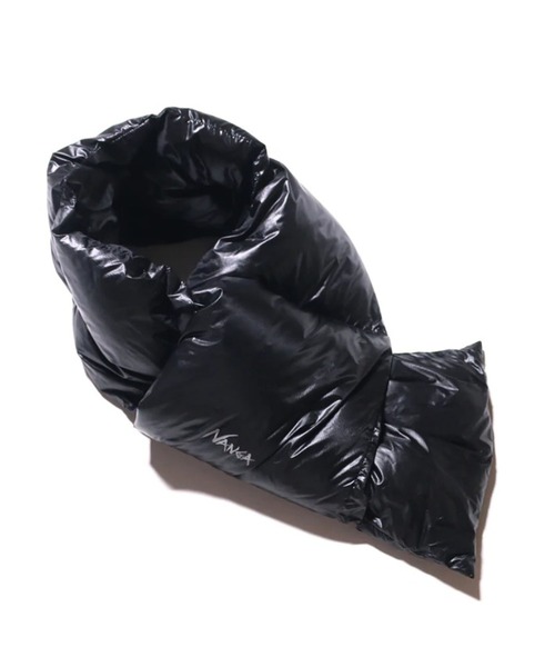 NANGA（ナンガ）の「NANGA/ナンガ POTABLE LIGHT DOWN MUFFLER(UNISEX) ダウンマフラー（マフラー・メンズ・ブラック/ベージュ/ネイビー/ブラウン/カーキ・FREE）」の11枚目の写真