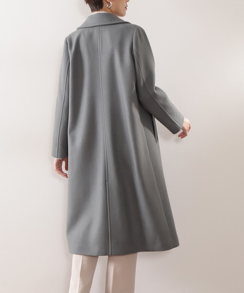 N.（N. Natural Beauty Basic）（エヌエヌナチュラルビューティーベーシック）の「【S Size Line】◆ハミルトン　ダブルチェスターロングコート（チェスターコート・レディース・ブラック/ブルーグレー/モカ・SMALL/MEDIUM）」の12枚目の写真