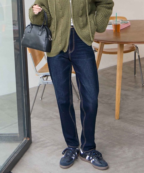 最終お値下げ★【新品未使用】J&M DAVIDSON テーパードデニム テーパードデニムパンツ（デニムパンツ）｜CHAN ME（チャンミ）の