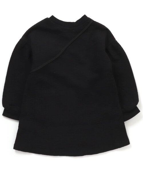 Seraph（セラフ）の「キルティングポシェットチュニック（チュニック・キッズ・アイボリー/ピンク/ブラック・130/120/100/90/110/140/80/95）」の5枚目の写真