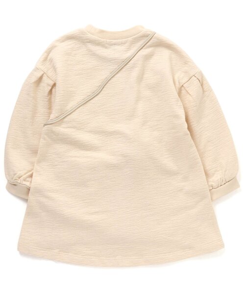 Seraph（セラフ）の「キルティングポシェットチュニック（チュニック・キッズ・アイボリー/ピンク/ブラック・130/120/100/90/110/140/80/95）」の7枚目の写真