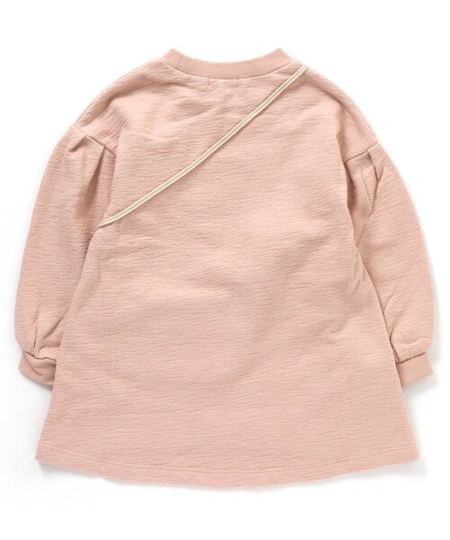 Seraph（セラフ）の「キルティングポシェットチュニック（チュニック・キッズ・アイボリー/ピンク/ブラック・130/120/100/90/110/140/80/95）」の10枚目の写真