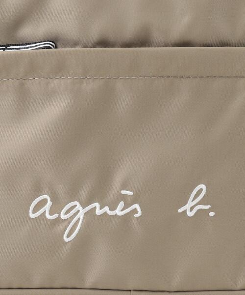 agnes b.（アニエスベー）の「GL11 E BAG ロゴ2way通園バッグ（トートバッグ・キッズ・ベージュ・FREE）」の7枚目の写真