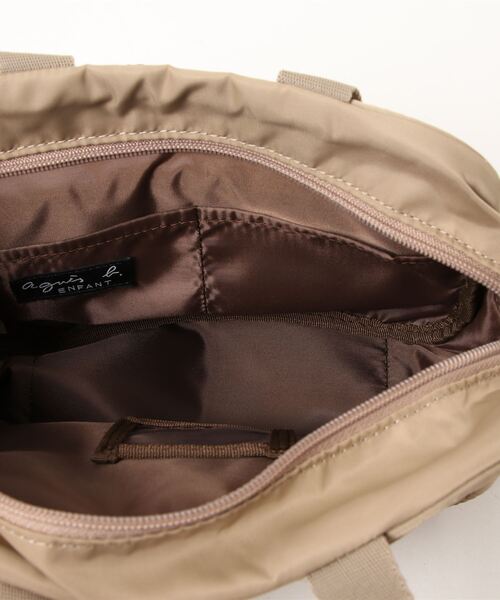 agnes b.（アニエスベー）の「GL11 E BAG ロゴ2way通園バッグ（トートバッグ・キッズ・ベージュ・FREE）」の6枚目の写真
