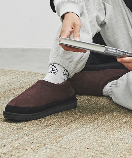 coen(コーエン)の「フェイクムートンモックシューズ(スリッポン・メンズ・ダークブラウン・S/M/L)」の6枚目の写真