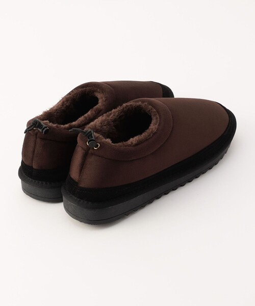 coen(コーエン)の「フェイクムートンモックシューズ(スリッポン・メンズ・ダークブラウン・S/M/L)」の4枚目の写真