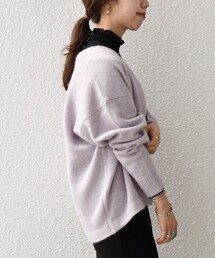 SHIPS any: ファーリー ニット コクーン カーディガン◇