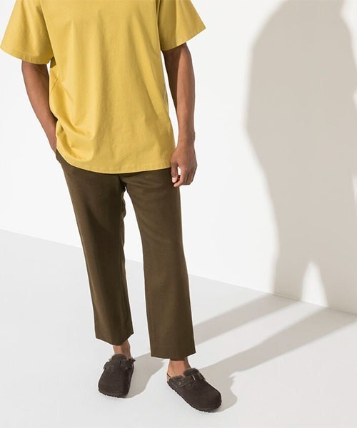 BIRKENSTOCK(ビルケンシュトック)の「BIRKENSTOCK/ビルケンシュトック Boston Boston Shearling ボストンシアリング(サンダル・メンズ・カーキ/ベージュ/ブラック・37/36/38/40/41/42)」の6枚目の写真