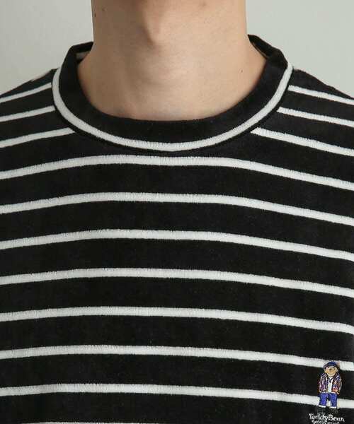SENSE OF PLACE by URBAN RESEARCH(センスオブプレイスバイアーバンリサーチ)の「『別注』TeddyBear×SENSE OF PLACE テディベアベロアスウェットB(Tシャツ/カットソー・メンズ・ライトグレー/ブラック・MEDIUM/LARGE)」の20枚目の写真