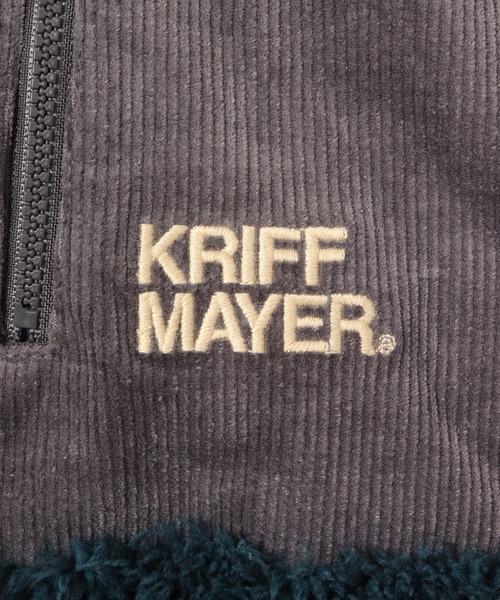 KRIFF MAYER（クリフメイヤー）の「KRIFF MAYER シャギーボアベスト（ベスト・メンズ・ネイビー/ベージュ/カーキ/マルチ/ナチュラル・S/M/L/XL）」の17枚目の写真