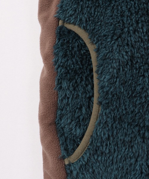 KRIFF MAYER（クリフメイヤー）の「KRIFF MAYER シャギーボアベスト（ベスト・メンズ・ネイビー/ベージュ/カーキ/マルチ/ナチュラル・S/M/L/XL）」の18枚目の写真