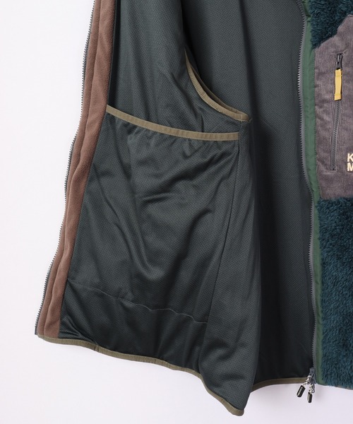 KRIFF MAYER（クリフメイヤー）の「KRIFF MAYER シャギーボアベスト（ベスト・メンズ・ネイビー/ベージュ/カーキ/マルチ/ナチュラル・S/M/L/XL）」の20枚目の写真