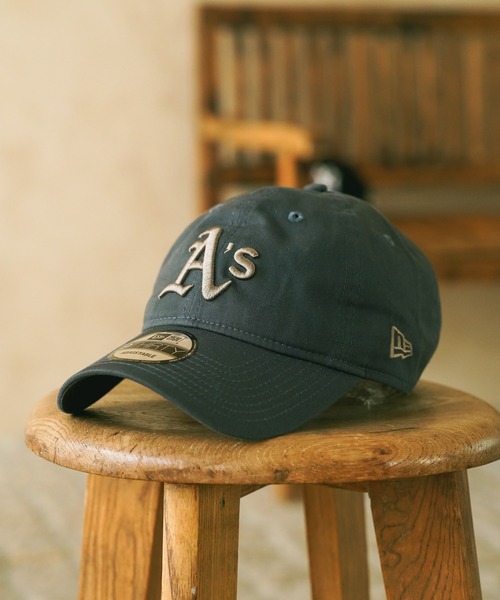 NEW ERA（ニューエラ）の「【NEW ERA(ニューエラ)】別注930メジャーリーグキャップ（キャップ・メンズ・グリーン/モカ/ブラック/ブルー・FREE）」の3枚目の写真