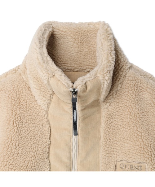 Guess（ゲス）の「High Neck Padded Puffy Zip-Up（ブルゾン・メンズ・ブラック/ベージュ/アイボリー・LARGE/MEDIUM/X-LARGE/SMALL）」の5枚目の写真