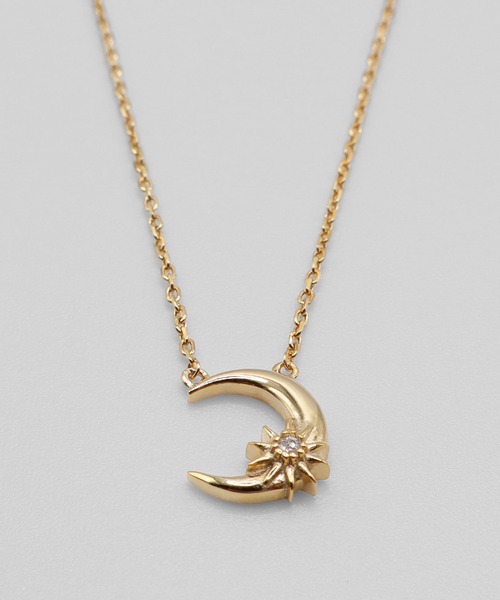 VATSURICA(バツリカ)の「〈VATSURICA〉 silver925 / 金属アレルギー対応 / ダイヤモンド チャームネックレス moon(ネックレス・レディース・ゴールド・FREE)」の17枚目の写真