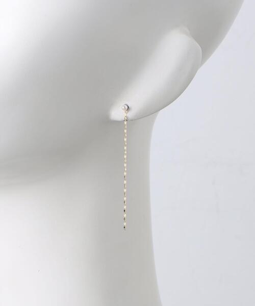 les bonbon(ルボンボン)の「【別注】<les bonbon>VICTRIA 1粒淡水パール ピアス(ピアス(両耳用)・レディース・ゴールド・FREE)」の4枚目の写真