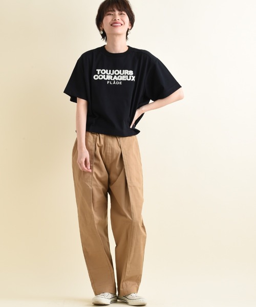 blanc basque（ブランバスク）の「【BLANC basque】クラシック天竺ロゴＴシャツ（Tシャツ/カットソー・レディース・ブラック/ホワイト・FREE）」の10枚目の写真