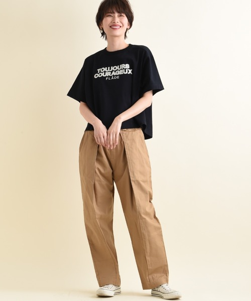 blanc basque（ブランバスク）の「【BLANC basque】クラシック天竺ロゴＴシャツ（Tシャツ/カットソー・レディース・ブラック/ホワイト・FREE）」の15枚目の写真