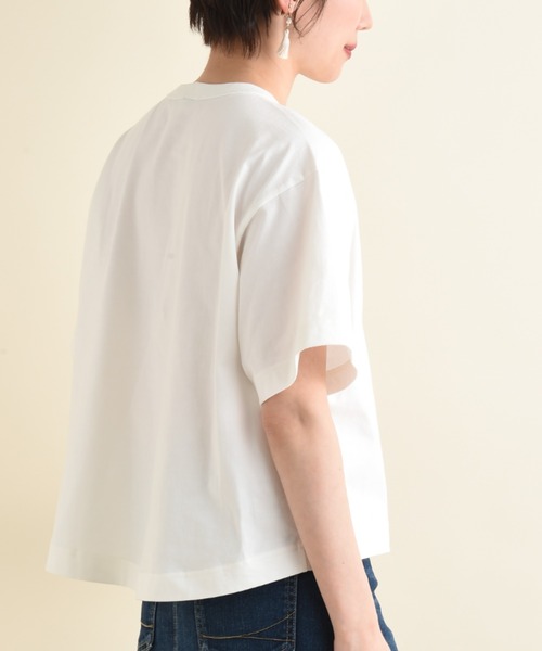 blanc basque（ブランバスク）の「【BLANC basque】クラシック天竺ロゴＴシャツ（Tシャツ/カットソー・レディース・ブラック/ホワイト・FREE）」の19枚目の写真