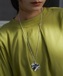 Nothing And Others | 「Nothing And Others/ナッシングアンドアザーズ」Wave square plate Necklace(ネックレス)