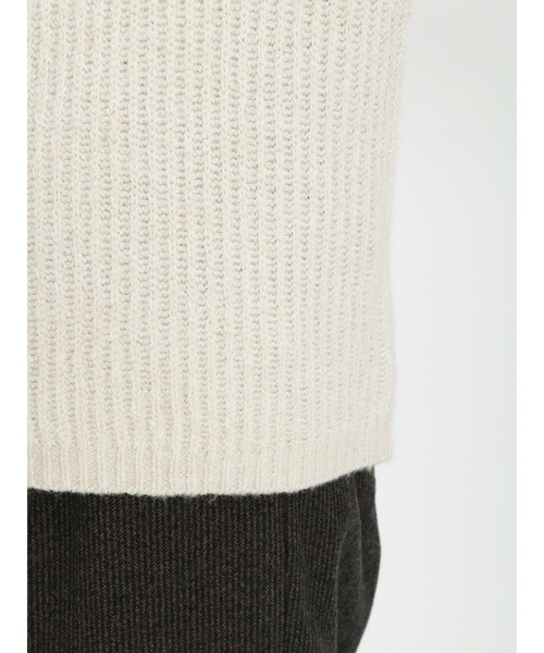 Samansa Mos2（サマンサ モスモス）の「◎パイピング袖リボンニットカーディガン（カーディガン/ボレロ・レディース・ブラック/ベージュ/キナリ・ﾌﾘ-）」の18枚目の写真