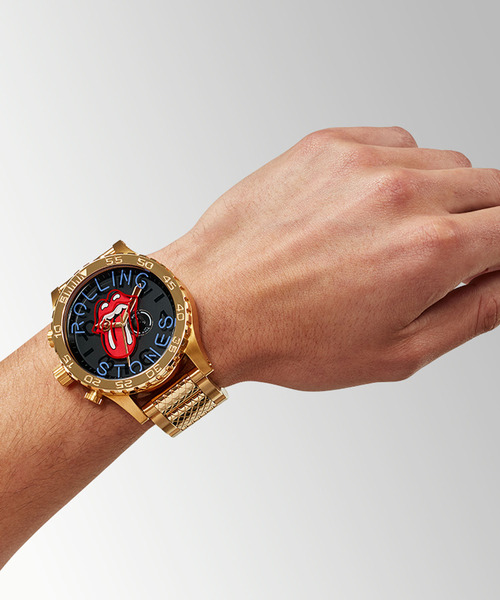 NIXON ローリングストーンズ 時計 ゴールド ニクソンがザ・ローリング・ストーンズのコラボモデル第2弾をリリース