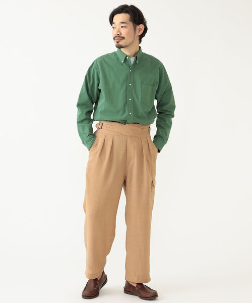 BEAMS PLUS（ビームスプラス）の「BEAMS PLUS / 強撚 オックスフォード 近江晒し ボタンダウンシャツ クラシックフィット（シャツ/ブラウス・メンズ・ブルー/レッド/グリーン・SMALL/MEDIUM/LARGE）」の5枚目の写真