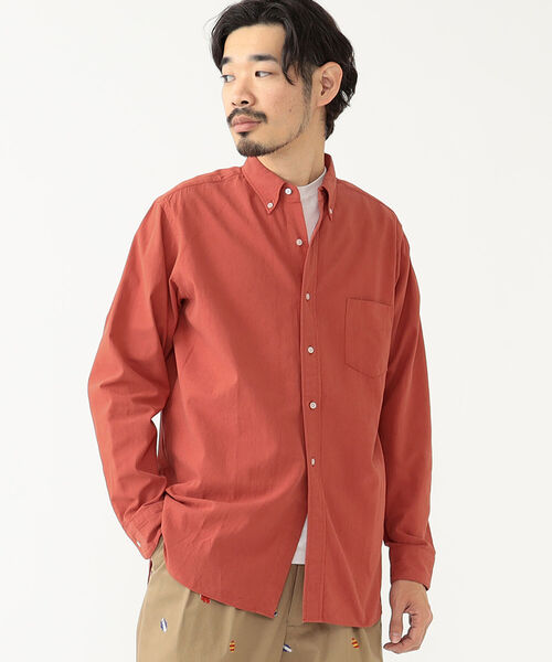 BEAMS PLUS（ビームスプラス）の「BEAMS PLUS / 強撚 オックスフォード 近江晒し ボタンダウンシャツ クラシックフィット（シャツ/ブラウス・メンズ・ブルー/レッド/グリーン・SMALL/MEDIUM/LARGE）」の6枚目の写真