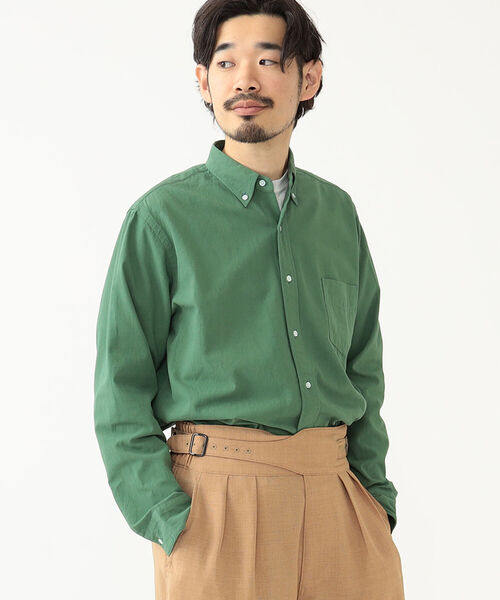BEAMS PLUS（ビームスプラス）の「BEAMS PLUS / 強撚 オックスフォード 近江晒し ボタンダウンシャツ クラシックフィット（シャツ/ブラウス・メンズ・ブルー/レッド/グリーン・SMALL/MEDIUM/LARGE）」の7枚目の写真