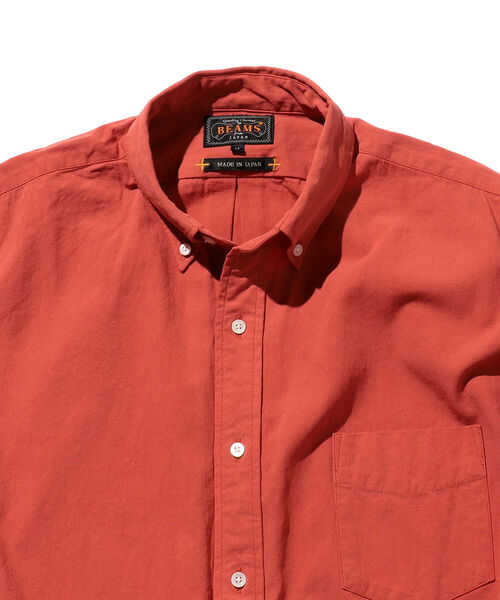 BEAMS PLUS（ビームスプラス）の「BEAMS PLUS / 強撚 オックスフォード 近江晒し ボタンダウンシャツ クラシックフィット（シャツ/ブラウス・メンズ・ブルー/レッド/グリーン・SMALL/MEDIUM/LARGE）」の9枚目の写真