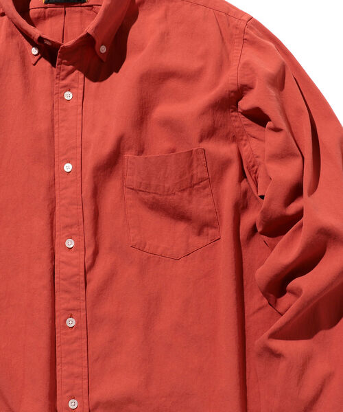 BEAMS PLUS（ビームスプラス）の「BEAMS PLUS / 強撚 オックスフォード 近江晒し ボタンダウンシャツ クラシックフィット（シャツ/ブラウス・メンズ・ブルー/レッド/グリーン・SMALL/MEDIUM/LARGE）」の11枚目の写真