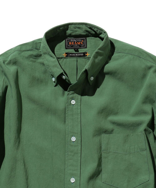 BEAMS PLUS（ビームスプラス）の「BEAMS PLUS / 強撚 オックスフォード 近江晒し ボタンダウンシャツ クラシックフィット（シャツ/ブラウス・メンズ・ブルー/レッド/グリーン・SMALL/MEDIUM/LARGE）」の18枚目の写真