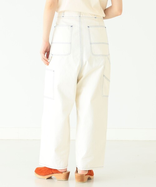 BEAMS BOY ダブルニー ペインターパンツ 23SS オフホワイト 2 BEAMS BOY ダブルニー ペインターパンツ 23SS オフホワイト 2 BEAMS