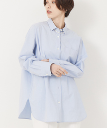 Rouge vif | 【 人気シャツがリニューアル！ 】オーバーサイズシャツ(シャツ/ブラウス)