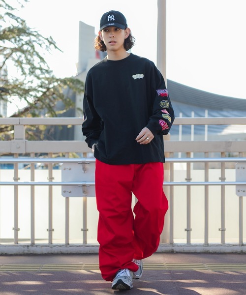 WEGO（ウィゴー）の「WEGO/ヘビーウエイト ワッペンロンT（Tシャツ/カットソー・メンズ・ホワイト系その他/ブラック/ホワイト/ブラック系その他・LARGE/MEDIUM）」の16枚目の写真