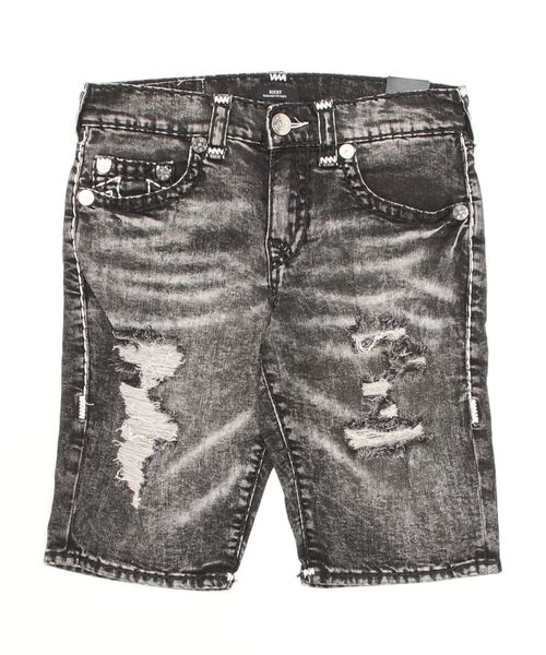 TRUE RELIGION（トゥルーレリジョン）の「True Religion Brand Jeans（トゥルーレリジョン ブランドジーンズ）RICKY SHORTS SUPER T CLEAN HEM（その他パンツ・メンズ・ブラック・30）」の3枚目の写真