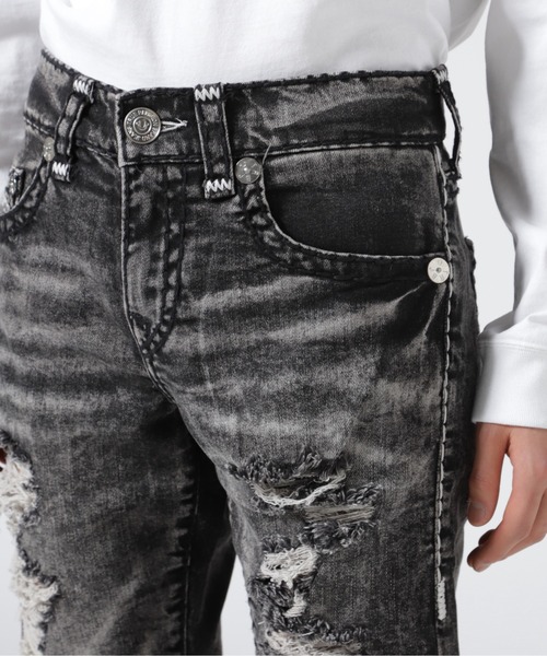 TRUE RELIGION（トゥルーレリジョン）の「True Religion Brand Jeans（トゥルーレリジョン ブランドジーンズ）RICKY SHORTS SUPER T CLEAN HEM（その他パンツ・メンズ・ブラック・30）」の7枚目の写真