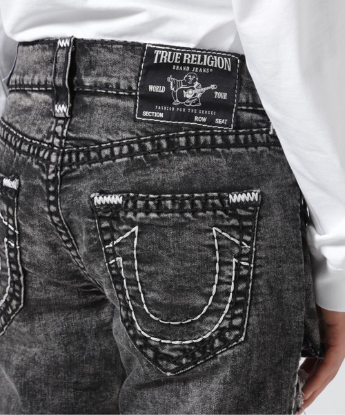 TRUE RELIGION（トゥルーレリジョン）の「True Religion Brand Jeans（トゥルーレリジョン ブランドジーンズ）RICKY SHORTS SUPER T CLEAN HEM（その他パンツ・メンズ・ブラック・30）」の4枚目の写真